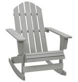 VidaXL Tuinschommelstoel hout grijs