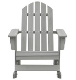 VidaXL Tuinschommelstoel hout grijs