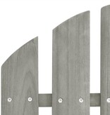 VidaXL Tuinschommelstoel hout grijs