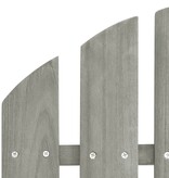 VidaXL Tuinstoel hout grijs