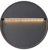 VidaXL LED-buitenwandlampen 2 st 3 W rond zwart
