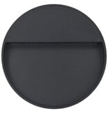 VidaXL LED-buitenwandlampen 2 st 3 W rond zwart