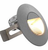 VidaXL LED-buitenwandlampen 6 st 5 W rond zilverkleurig