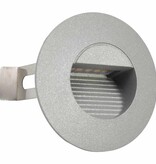 VidaXL LED-buitenwandlampen 6 st 5 W rond zilverkleurig