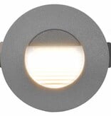 VidaXL LED-buitenwandlampen 6 st 5 W rond zilverkleurig