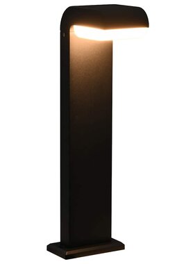 VidaXL LED-buitenlamp 9 W ovaal zwart
