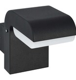 VidaXL LED-buitenwandlamp 9 W ovaal zwart