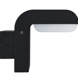 VidaXL LED-buitenwandlamp 9 W ovaal zwart