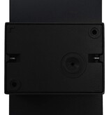 VidaXL LED-buitenwandlamp 9 W ovaal zwart