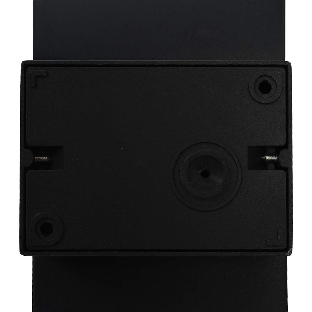 VidaXL LED-buitenwandlamp 9 W ovaal zwart