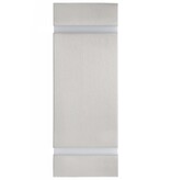 VidaXL Buitenwandlampen 2 st 35 W rechthoekig zilverkleurig