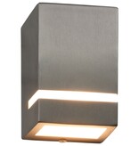 VidaXL Buitenwandlampen 2 st 35 W rechthoekig zilverkleurig