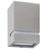 VidaXL Buitenwandlampen 2 st 35 W rechthoekig zilverkleurig