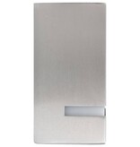 VidaXL Buitenwandlampen 2 st 35 W rechthoekig zilverkleurig