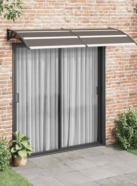 VidaXL Deurluifel 240x100 cm PC zwart