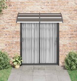 VidaXL Deurluifel 200x100 cm PC zwart