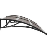 VidaXL Deurluifel 200x100 cm PC zwart