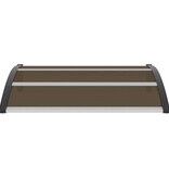 VidaXL Deurluifel 120x100 cm PC zwart