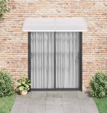 VidaXL Deurluifel 200x100 cm PC grijs