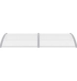 VidaXL Deurluifel 200x100 cm PC grijs