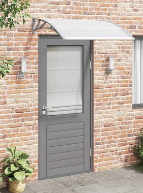 VidaXL Deurluifel 120x100 cm PC grijs