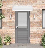 VidaXL Deurluifel 120x100 cm PC grijs