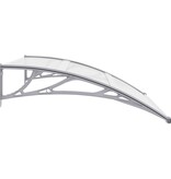 VidaXL Deurluifel 120x100 cm PC grijs