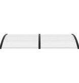 VidaXL Deurluifel 200x100 cm PC zwart