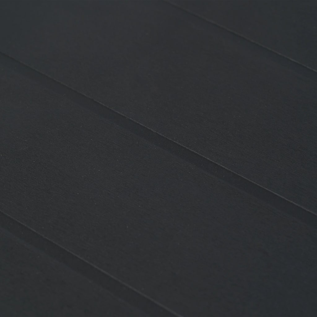 VidaXL Tuintafel 220x90x72 cm rattan-look kunststof antraciet