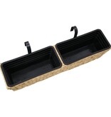 VidaXL Plantenbakken 2 st waterhyacint