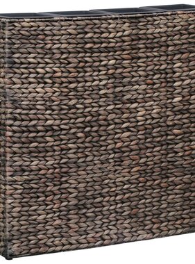 VidaXL Plantenbak verhoogd met 4 potten waterhyacint bruin