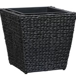 VidaXL Plantenbakken verhoogd 3 st waterhyacint zwart