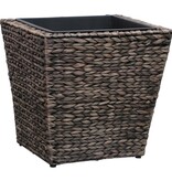 VidaXL Plantenbakken verhoogd 3 st waterhyacint bruin