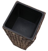 VidaXL Plantenbakken verhoogd 3 st waterhyacint donkerbruin