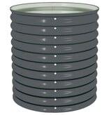 VidaXL Plantenbak verhoogd 80x80x81 cm gegalvaniseerd staal grijs