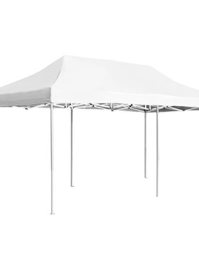 VidaXL Partytent professioneel inklapbaar 6x3 m aluminium wit