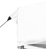 VidaXL Partytent professioneel inklapbaar 6x3 m aluminium wit