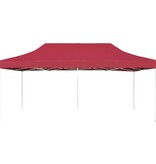 VidaXL Partytent professioneel inklapbaar 6x3 m aluminium wijnrood