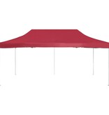 VidaXL Partytent professioneel inklapbaar 6x3 m aluminium wijnrood