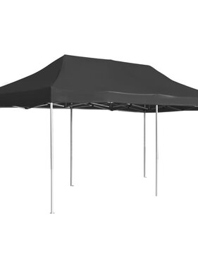 VidaXL Partytent professioneel inklapbaar 6x3 m aluminium antraciet