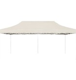 VidaXL Partytent professioneel inklapbaar 6x3 m aluminium crème