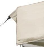 VidaXL Partytent professioneel inklapbaar 6x3 m aluminium crème