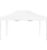 VidaXL Partytent professioneel inklapbaar 4,5x3 m aluminium wit