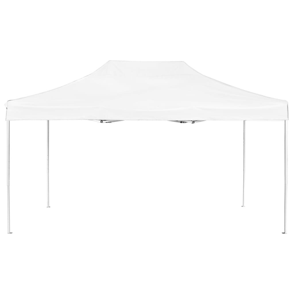 VidaXL Partytent professioneel inklapbaar 4,5x3 m aluminium wit