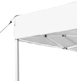 VidaXL Partytent professioneel inklapbaar 4,5x3 m aluminium wit