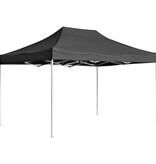 VidaXL Partytent professioneel inklapbaar 4,5x3 m aluminium antraciet