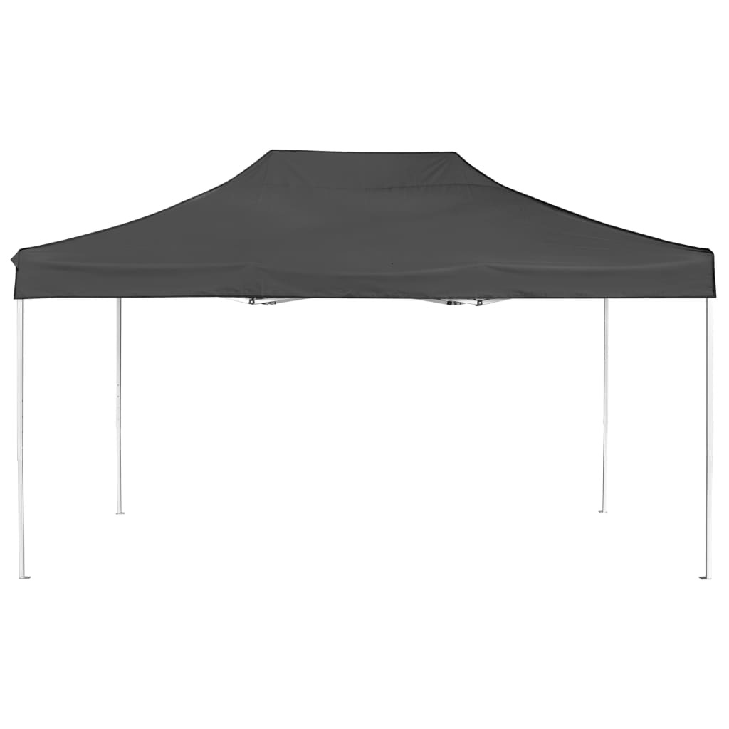 VidaXL Partytent professioneel inklapbaar 4,5x3 m aluminium antraciet