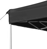 VidaXL Partytent professioneel inklapbaar 4,5x3 m aluminium antraciet