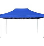 VidaXL Partytent professioneel inklapbaar 4,5x3 m aluminium blauw