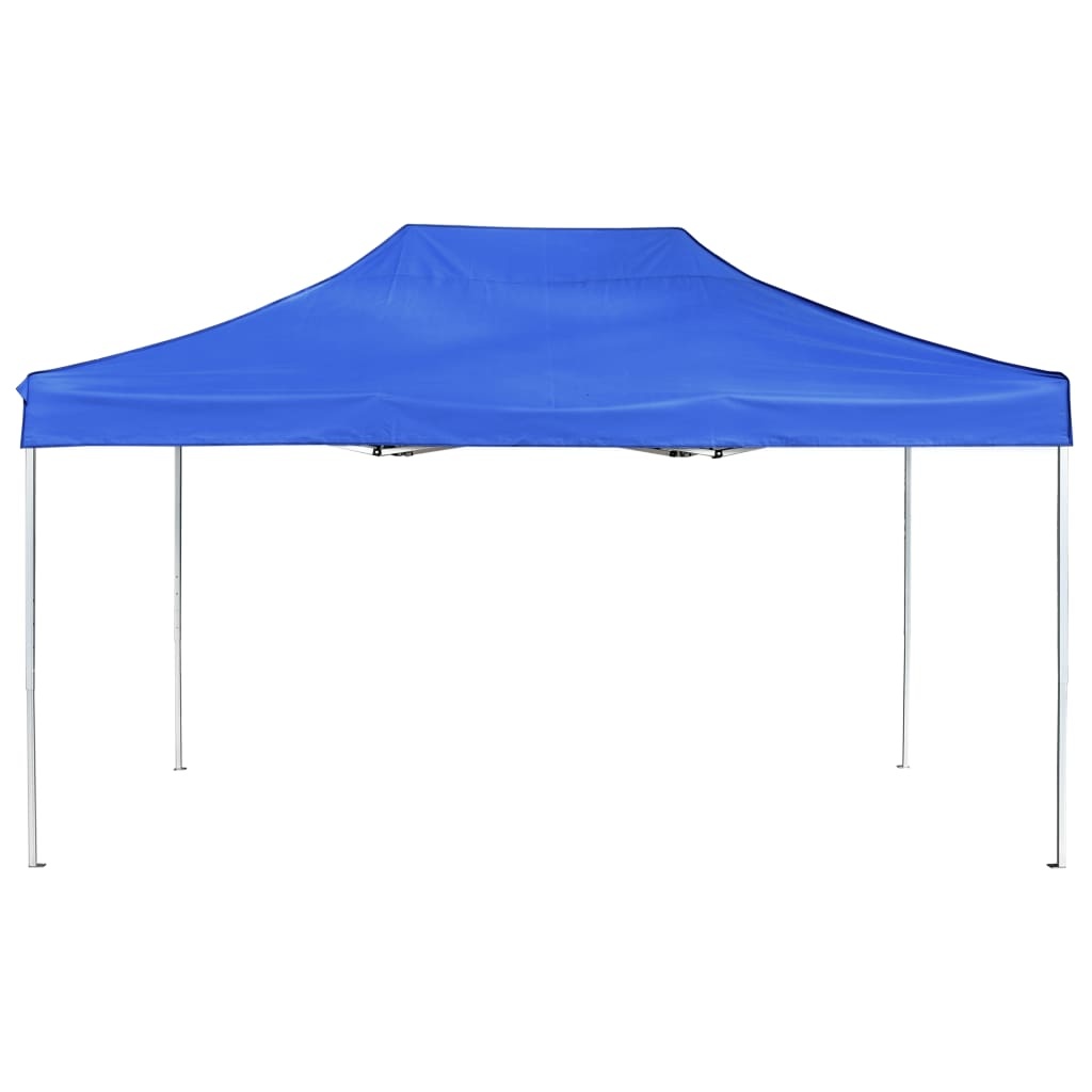 VidaXL Partytent professioneel inklapbaar 4,5x3 m aluminium blauw